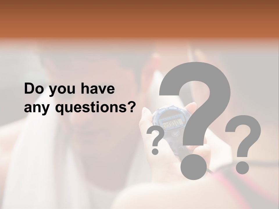 Relax Male Equipment PowerPoint Template