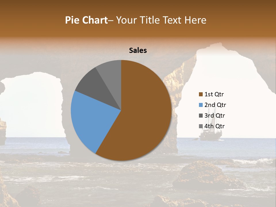 Calm Atlantic Grottos PowerPoint Template