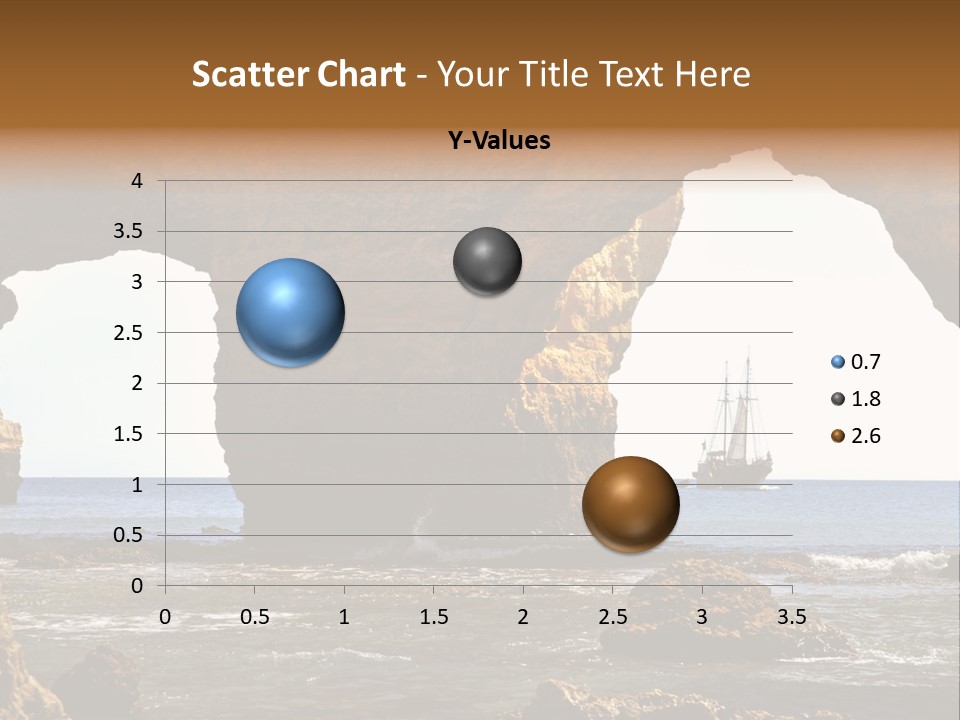 Calm Atlantic Grottos PowerPoint Template