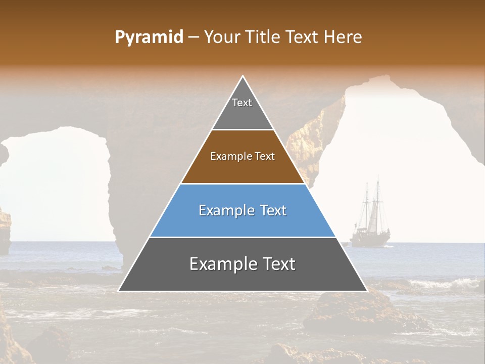 Calm Atlantic Grottos PowerPoint Template