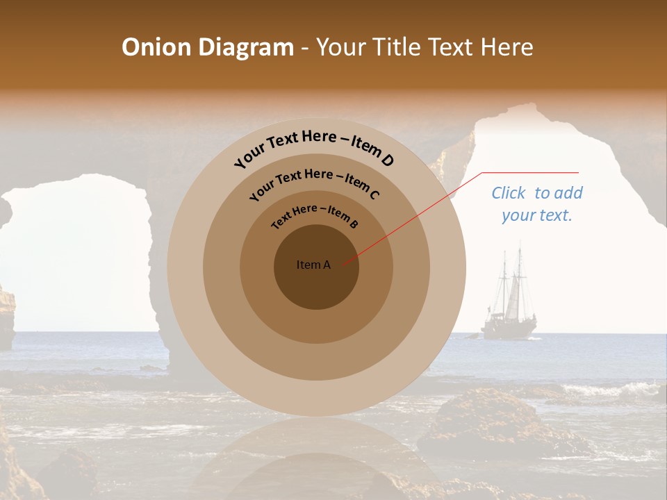 Calm Atlantic Grottos PowerPoint Template