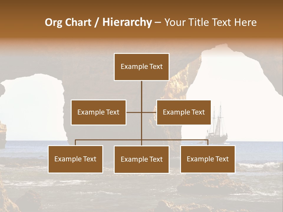 Calm Atlantic Grottos PowerPoint Template