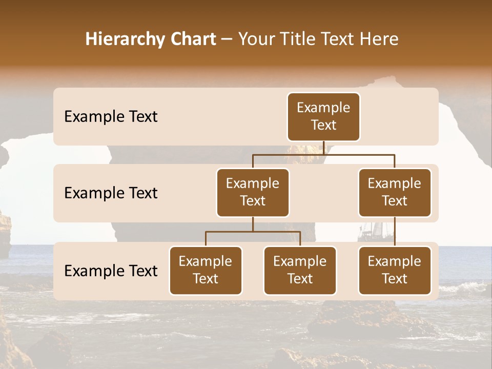 Calm Atlantic Grottos PowerPoint Template