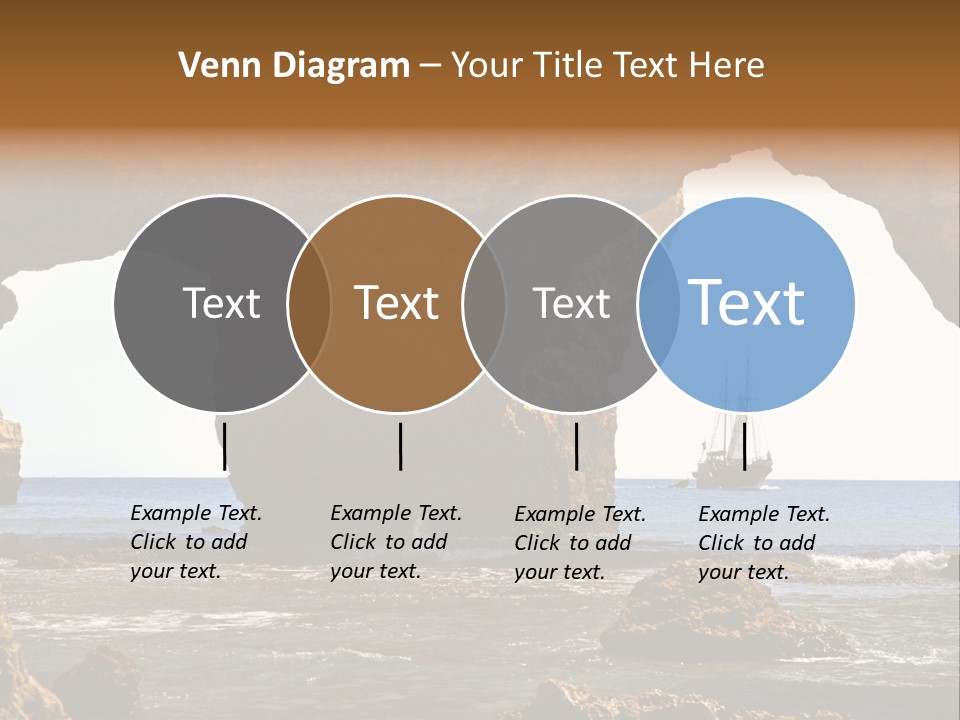 Calm Atlantic Grottos PowerPoint Template
