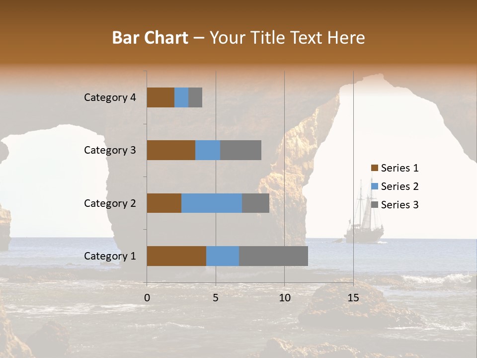 Calm Atlantic Grottos PowerPoint Template