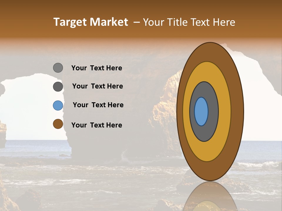 Calm Atlantic Grottos PowerPoint Template