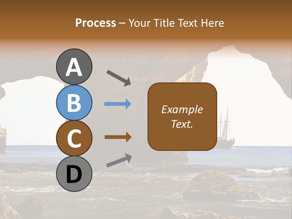 Calm Atlantic Grottos PowerPoint Template