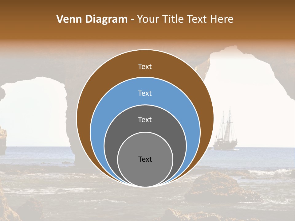 Calm Atlantic Grottos PowerPoint Template