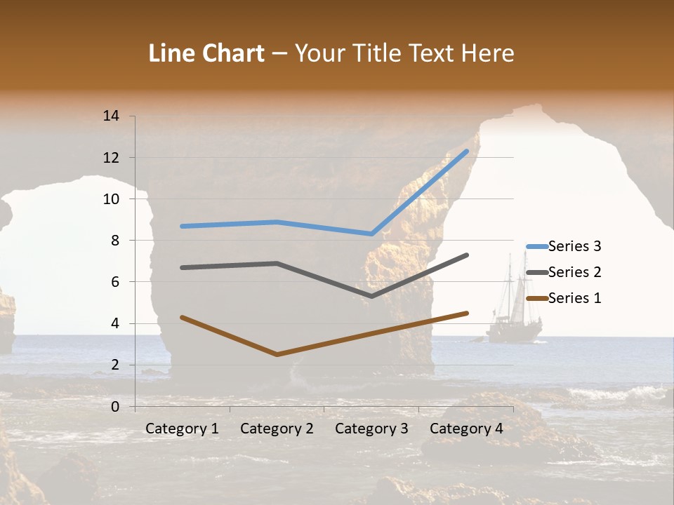 Calm Atlantic Grottos PowerPoint Template