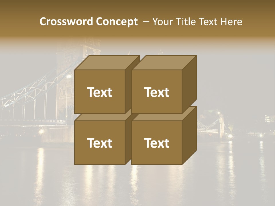 Capital Dark Lights PowerPoint Template
