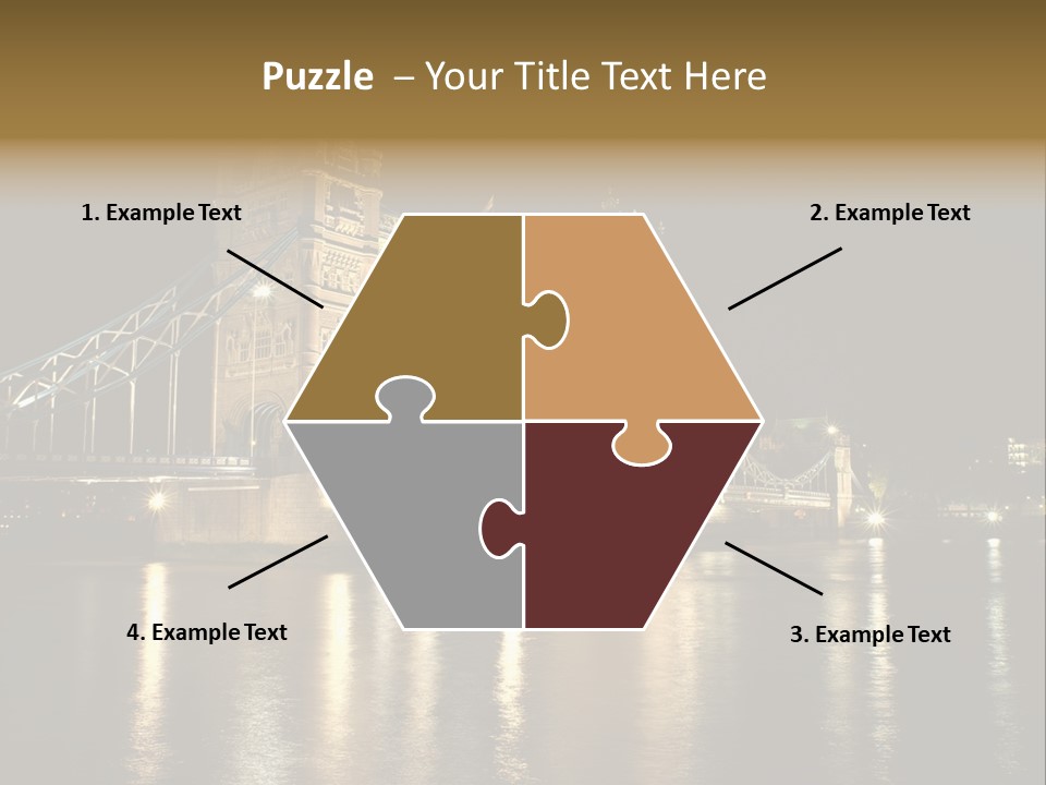 Capital Dark Lights PowerPoint Template