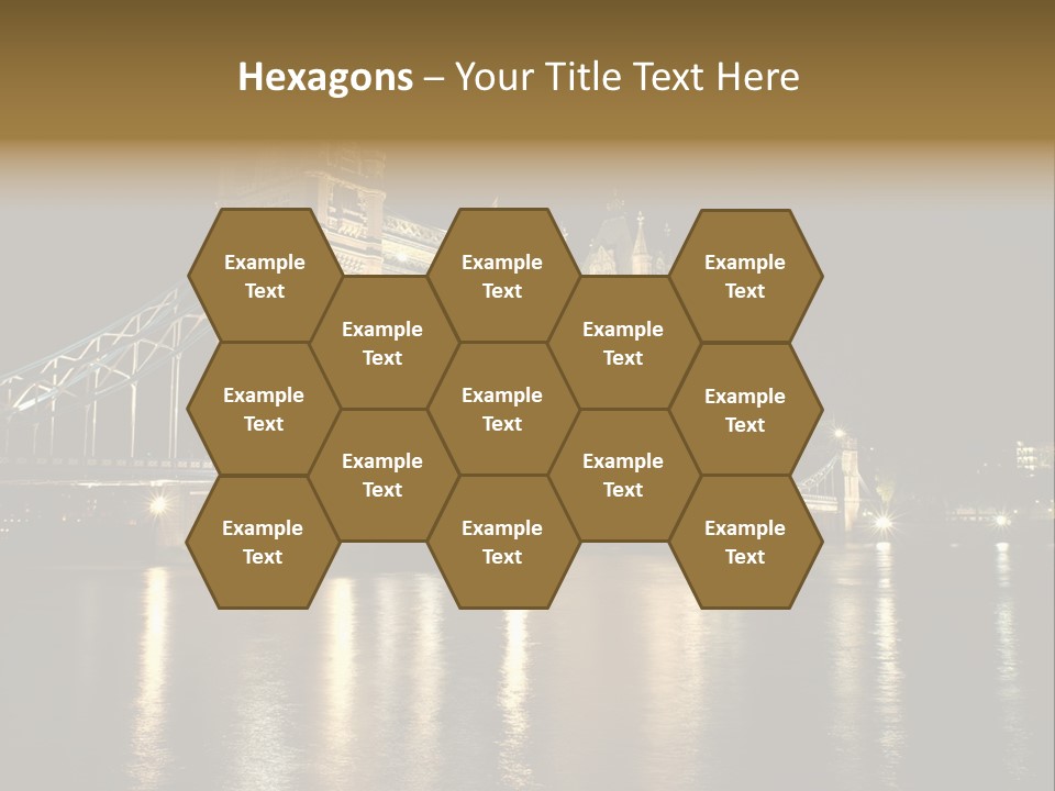 Capital Dark Lights PowerPoint Template