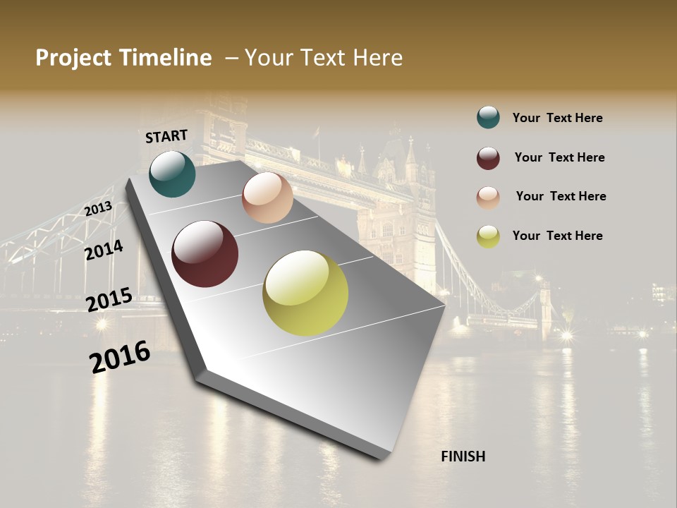 Capital Dark Lights PowerPoint Template