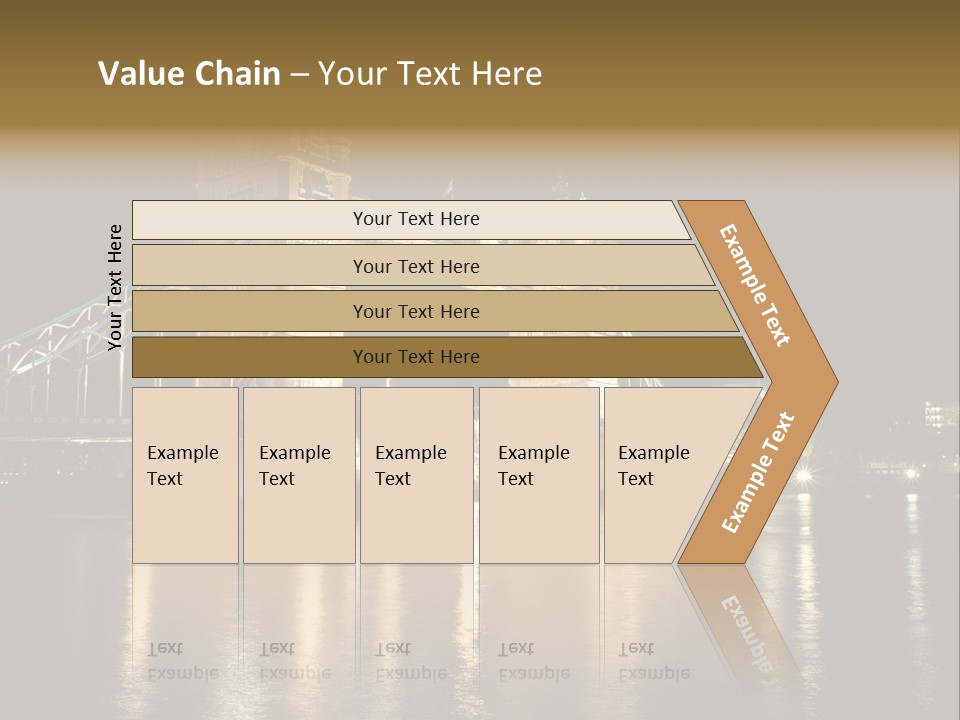 Capital Dark Lights PowerPoint Template