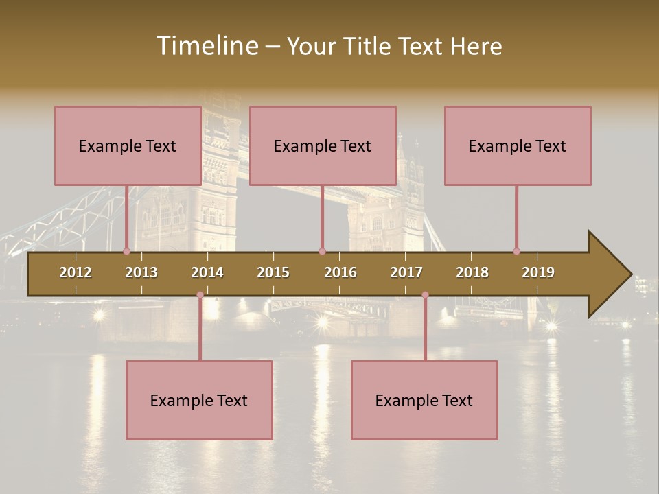 Capital Dark Lights PowerPoint Template