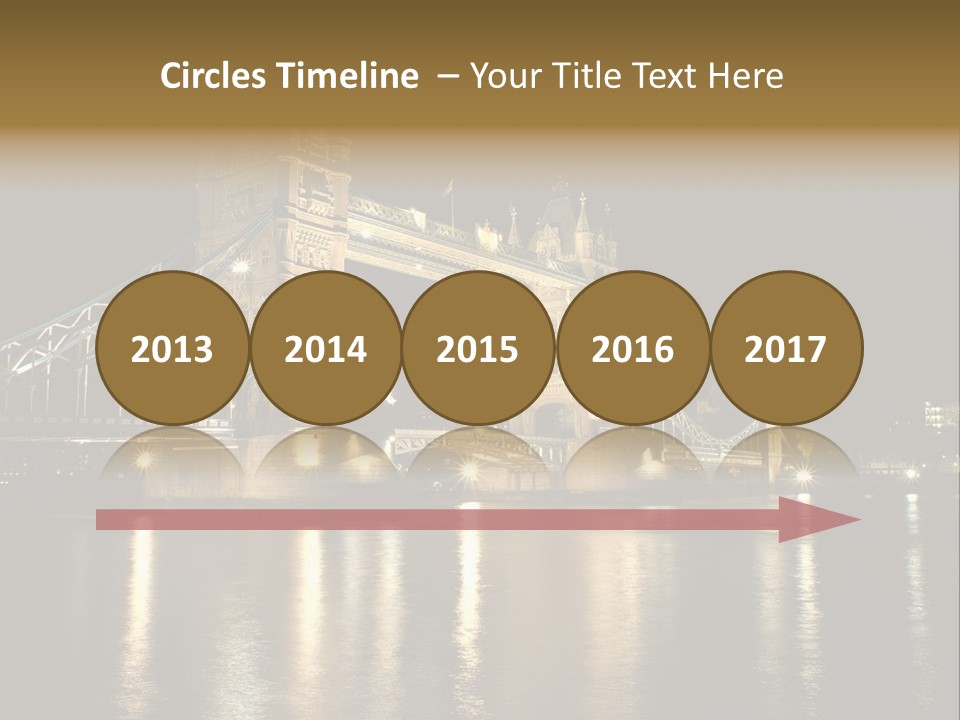 Capital Dark Lights PowerPoint Template