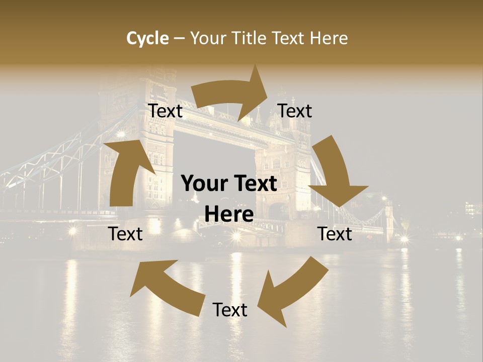 Capital Dark Lights PowerPoint Template