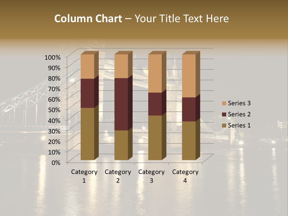 Capital Dark Lights PowerPoint Template
