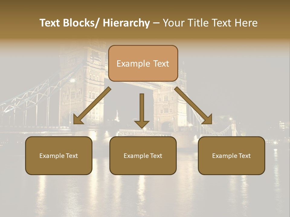 Capital Dark Lights PowerPoint Template