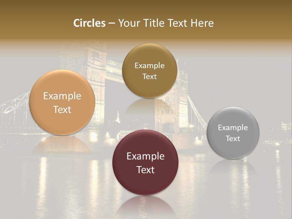 Capital Dark Lights PowerPoint Template