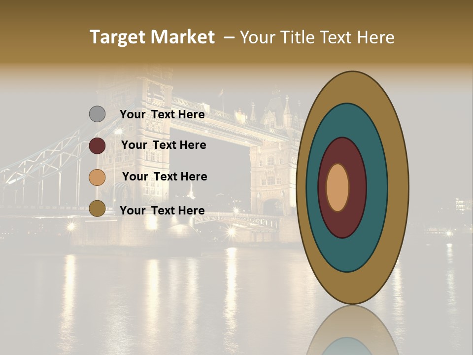 Capital Dark Lights PowerPoint Template