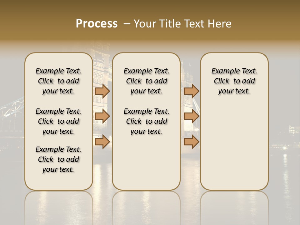 Capital Dark Lights PowerPoint Template