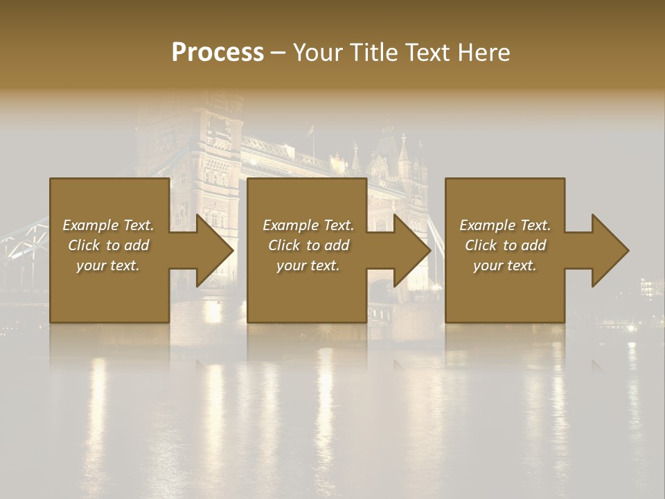 Capital Dark Lights PowerPoint Template