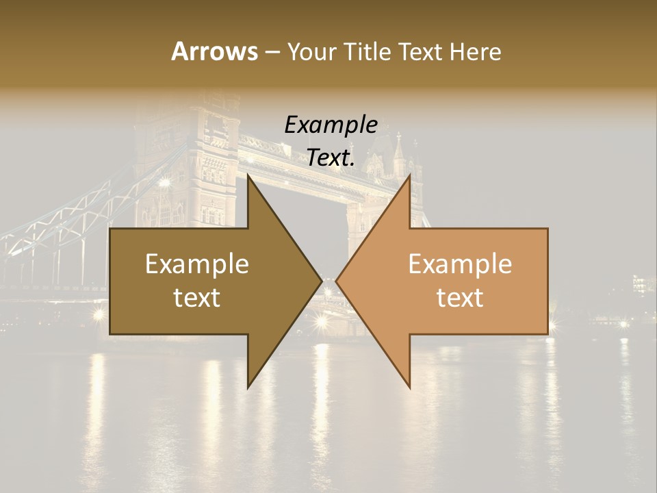 Capital Dark Lights PowerPoint Template