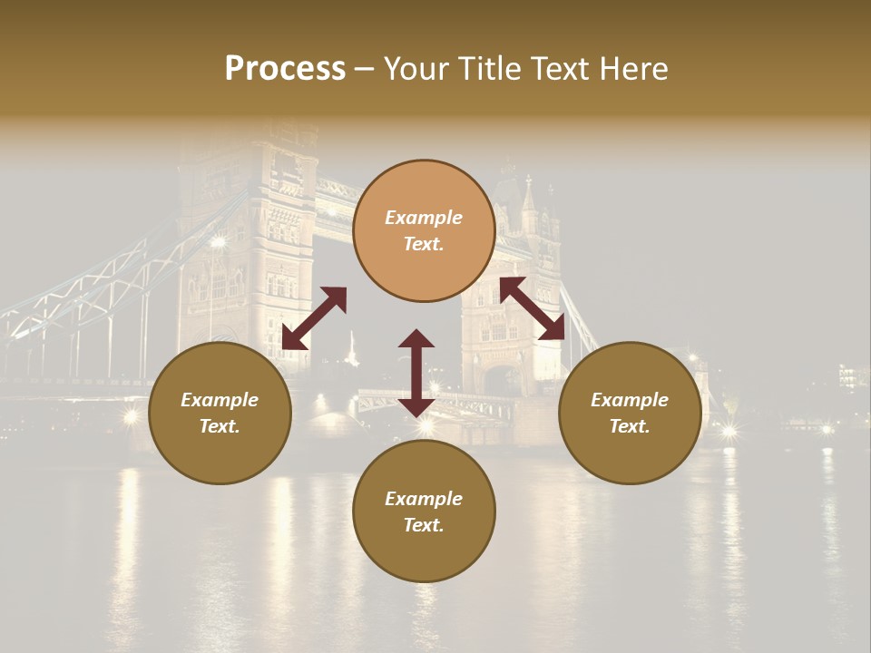 Capital Dark Lights PowerPoint Template
