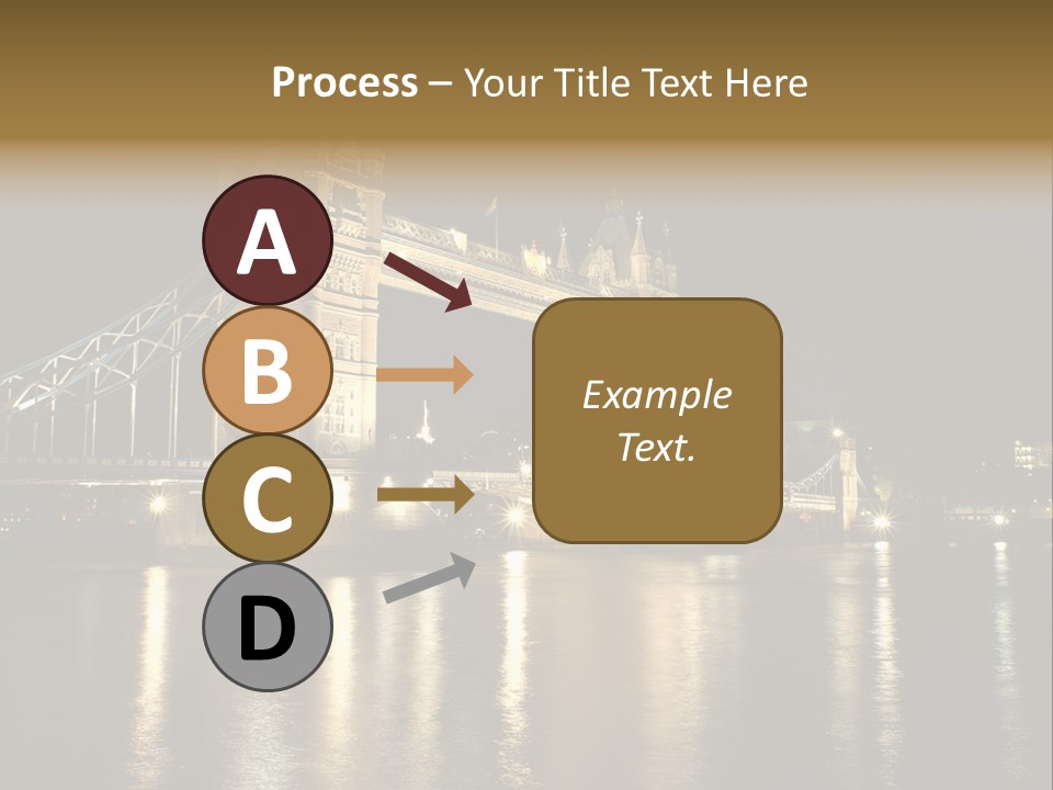 Capital Dark Lights PowerPoint Template
