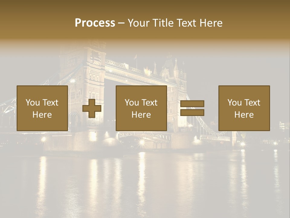 Capital Dark Lights PowerPoint Template