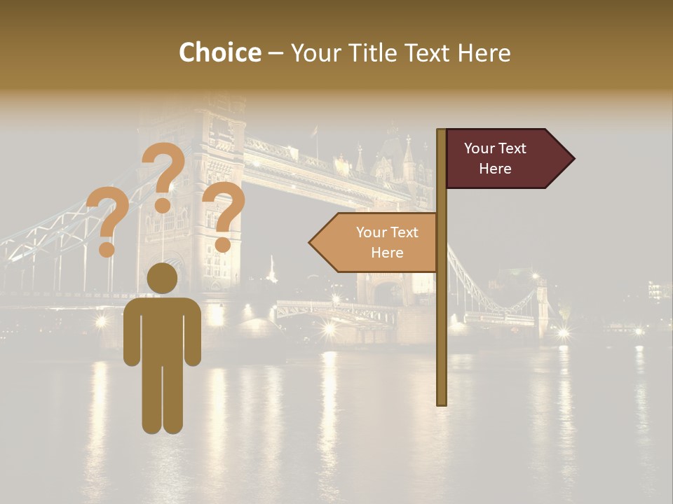 Capital Dark Lights PowerPoint Template