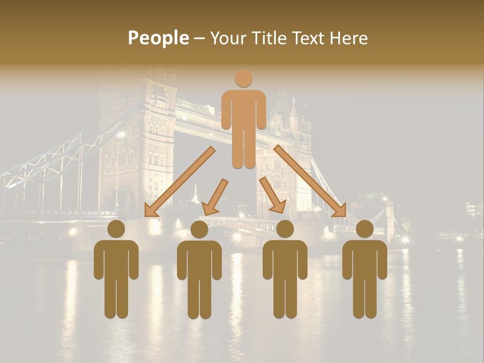 Capital Dark Lights PowerPoint Template