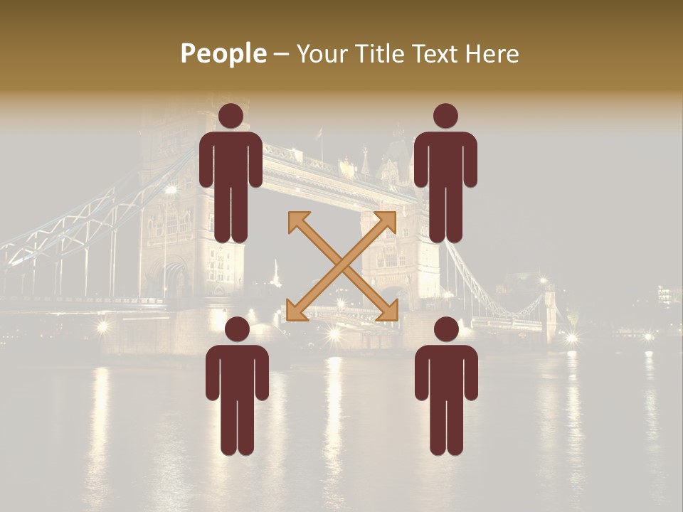 Capital Dark Lights PowerPoint Template