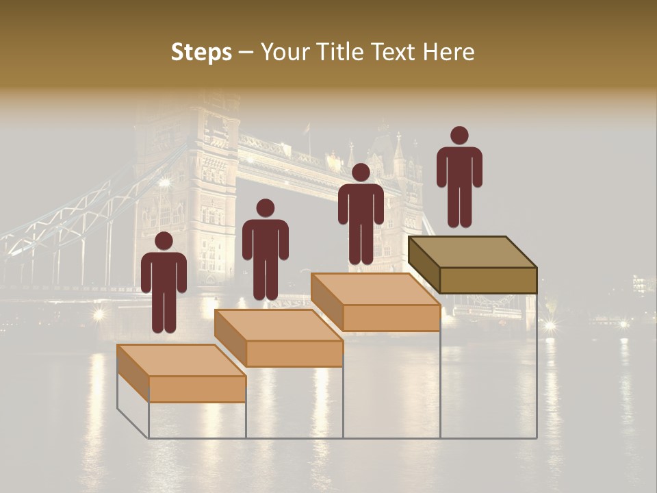 Capital Dark Lights PowerPoint Template
