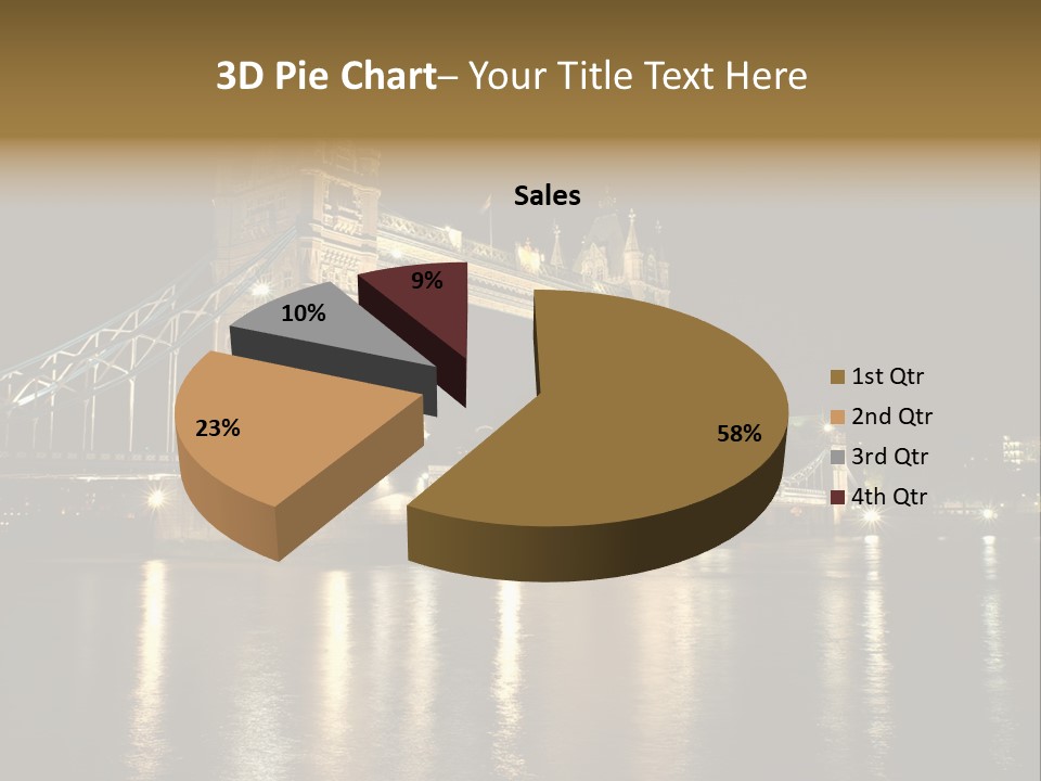 Capital Dark Lights PowerPoint Template