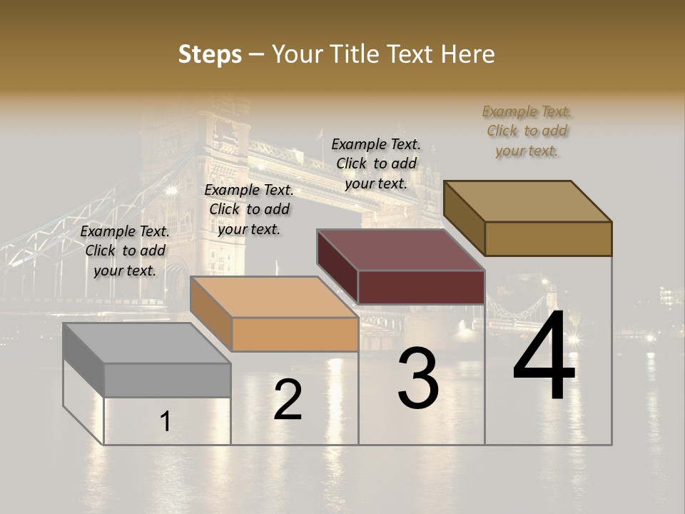 Capital Dark Lights PowerPoint Template