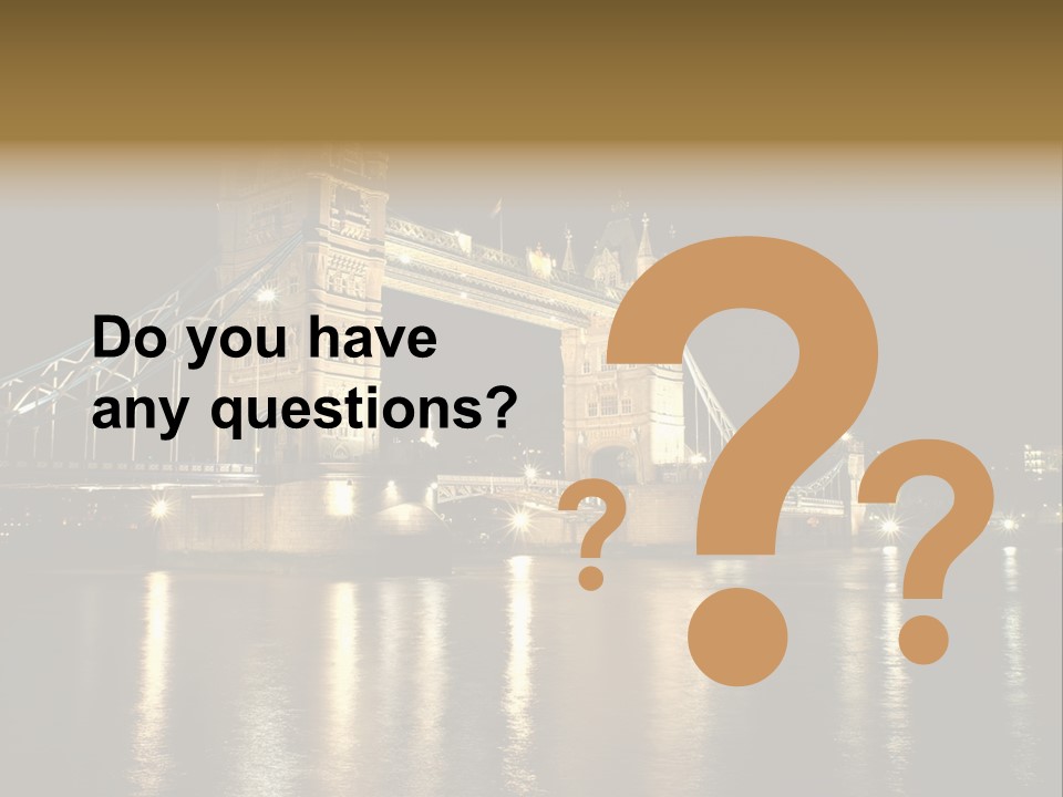 Capital Dark Lights PowerPoint Template