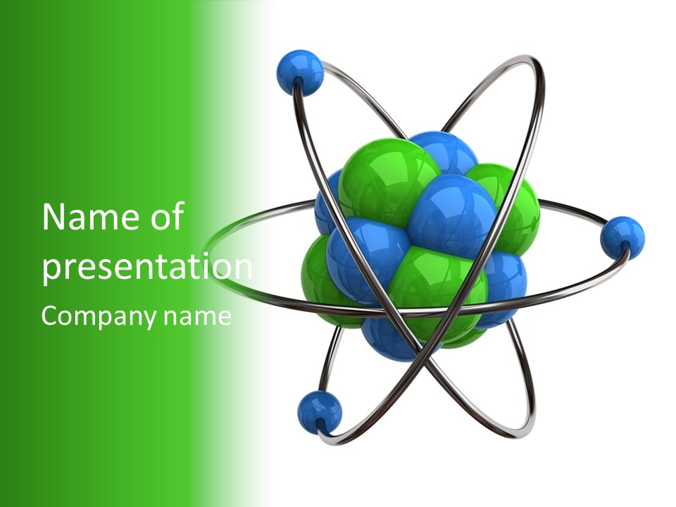 Core Nobody Chemical PowerPoint Template