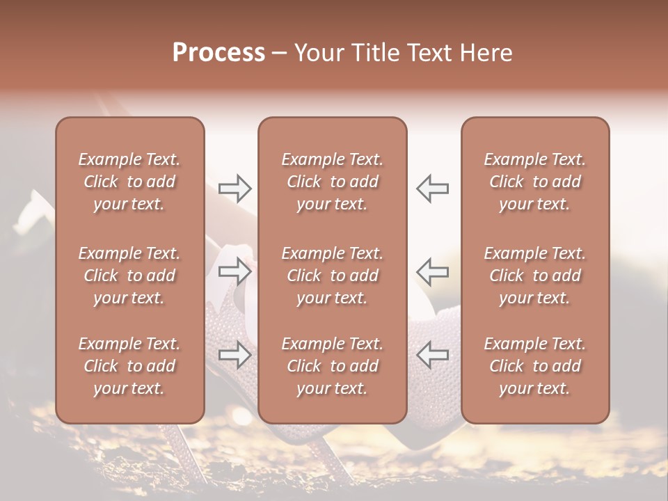 A Woman's High Heeled Shoe With A Pink Bow PowerPoint Template
