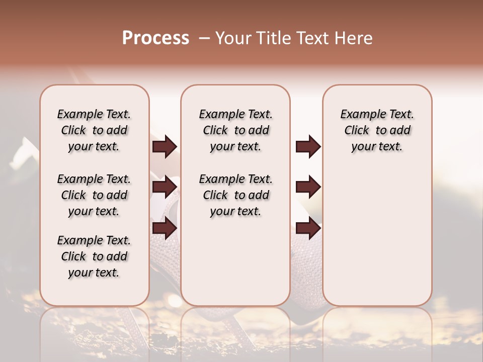 A Woman's High Heeled Shoe With A Pink Bow PowerPoint Template