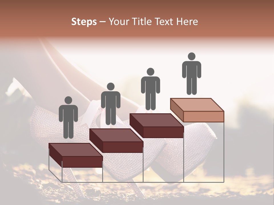 A Woman's High Heeled Shoe With A Pink Bow PowerPoint Template