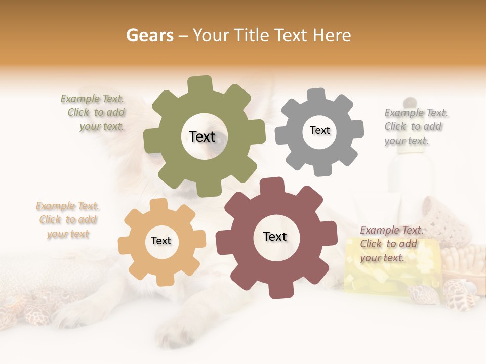 Cylinder Drive Background PowerPoint Template