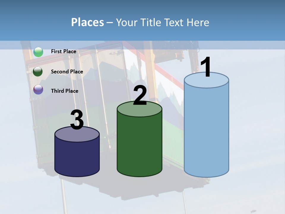 Machine Shipping Red PowerPoint Template