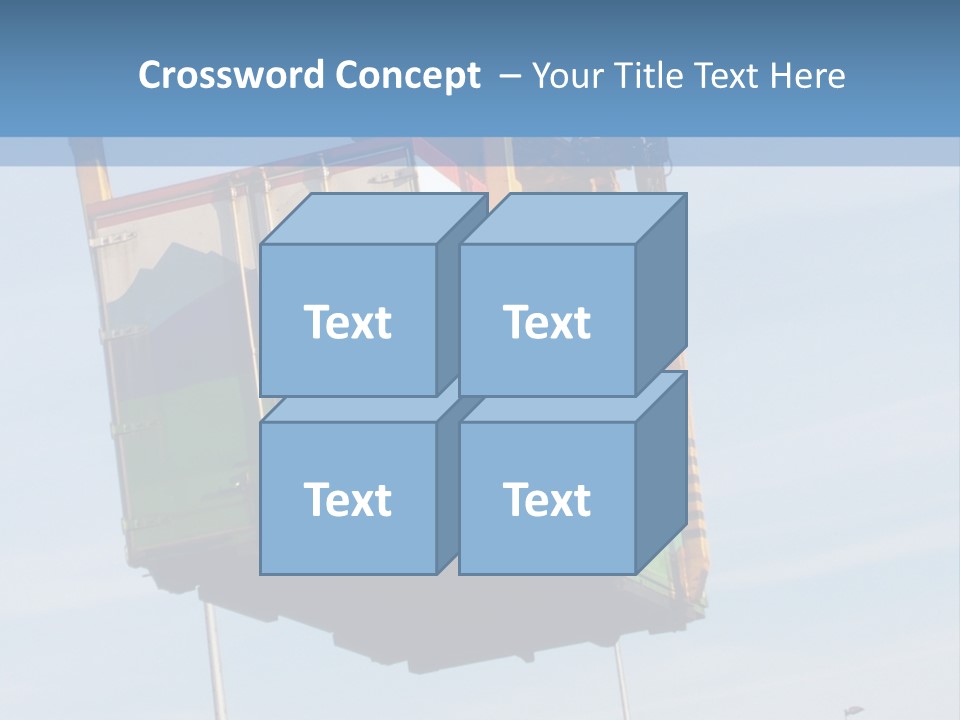 Machine Shipping Red PowerPoint Template