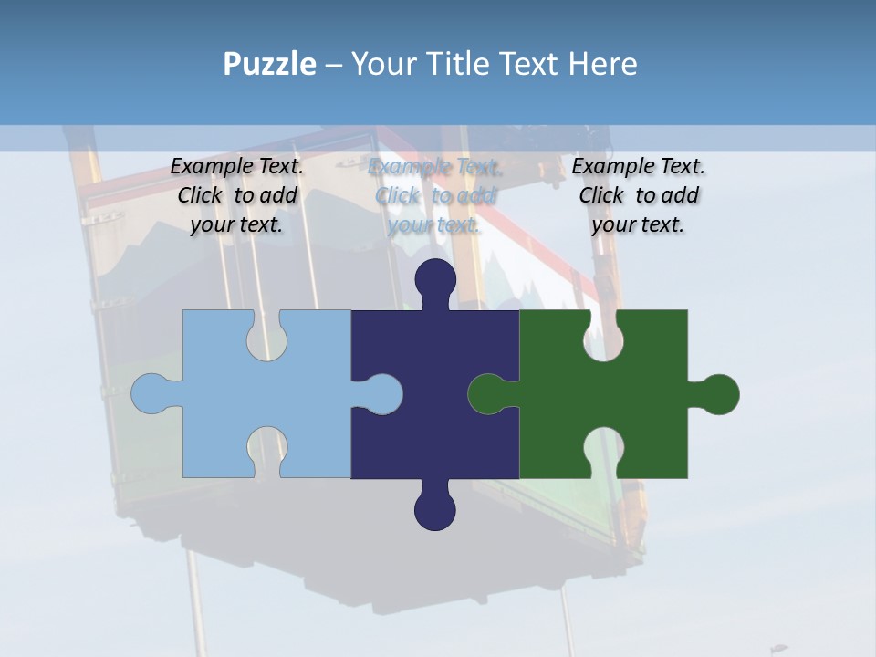 Machine Shipping Red PowerPoint Template