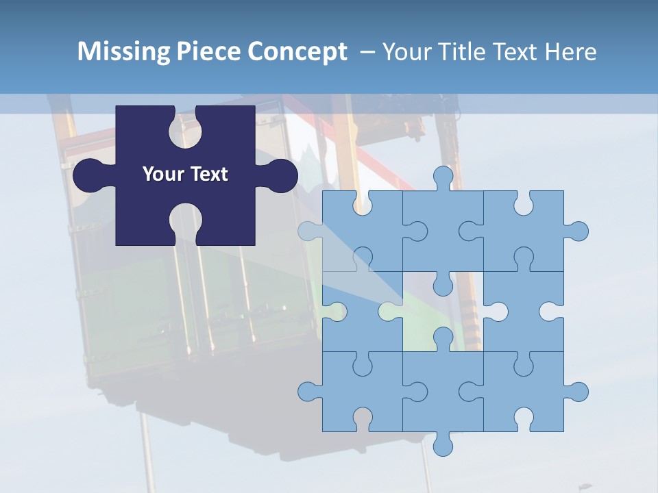 Machine Shipping Red PowerPoint Template