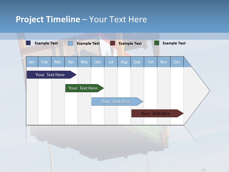 Machine Shipping Red PowerPoint Template