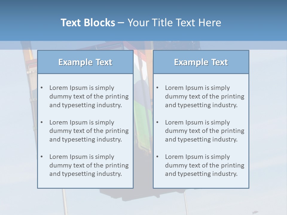 Machine Shipping Red PowerPoint Template