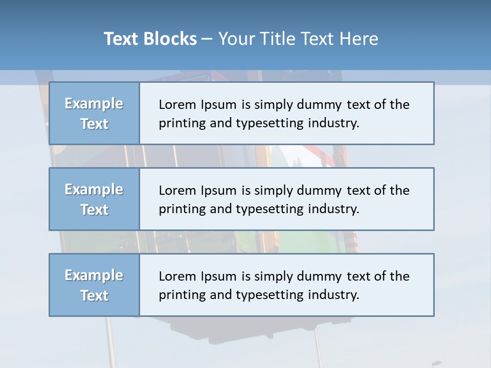 Machine Shipping Red PowerPoint Template